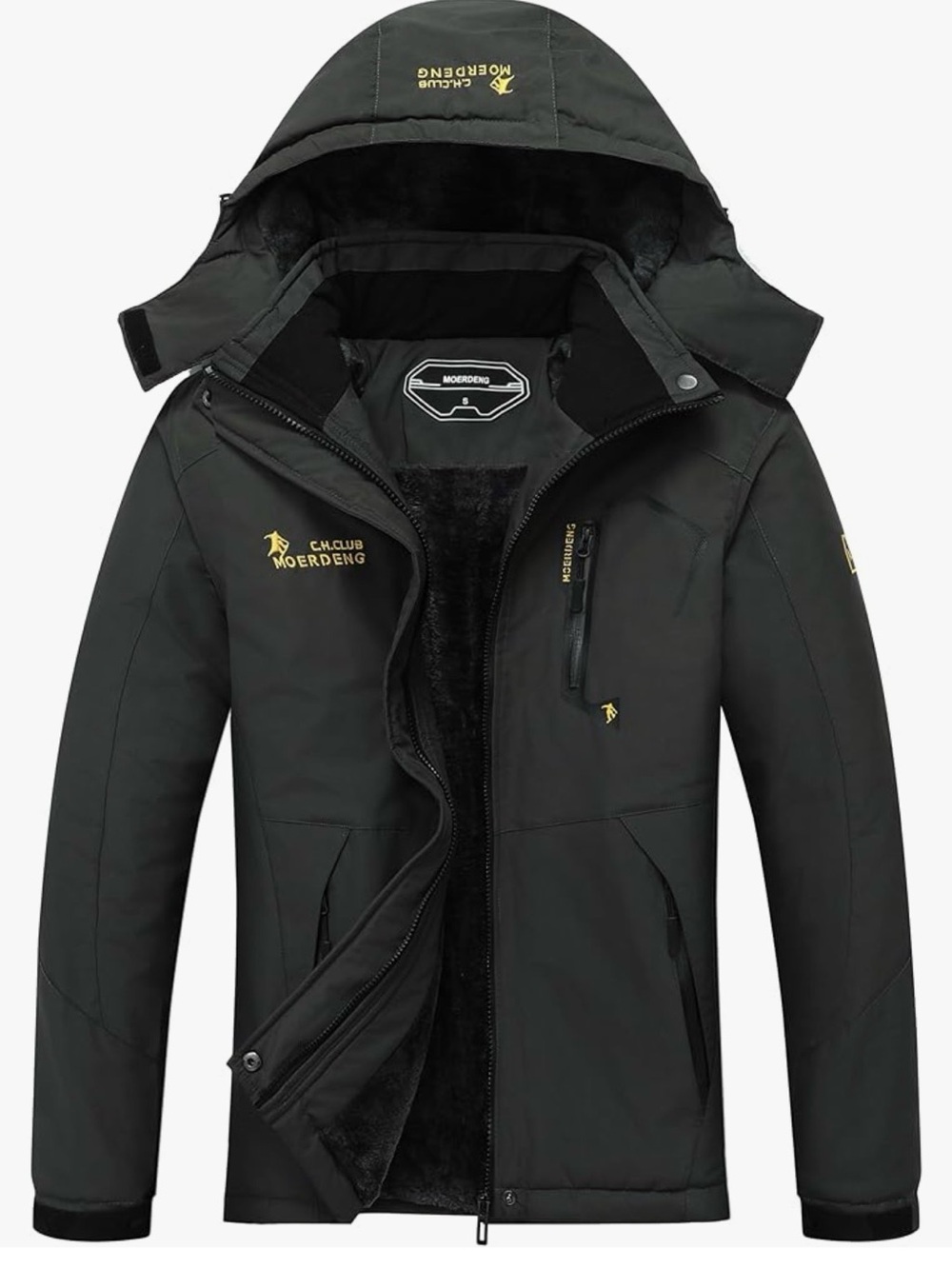 Women’s Black Hooded Winter Jacket